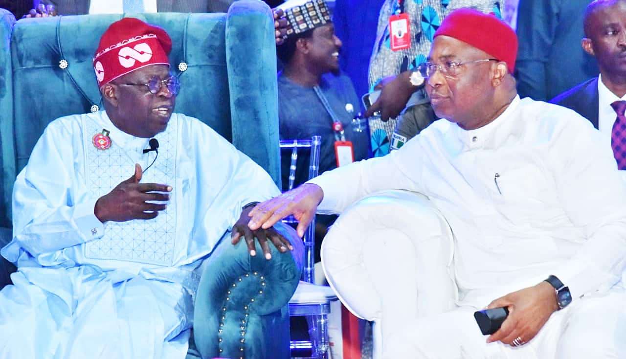 President Bola Tinubu and Governor Hope Uzodimma