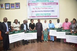 The flagg-off of gthe Tertiary Institution Staff Support Fund