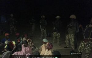 The rescued girls