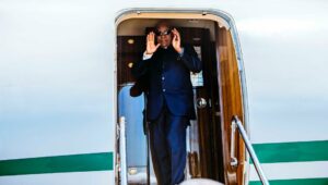 VP Shettima leaving Brazil