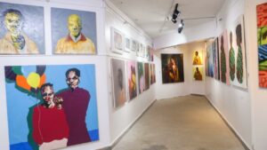 A section of the exhibition