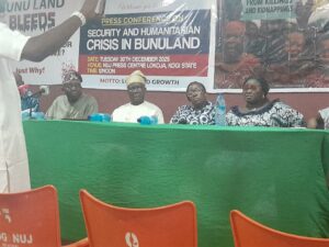 Bunu Leaders' Press Briefing in Lokoja