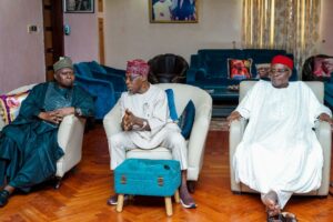 Chief Obasanjo and his PDP guests