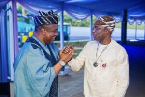 Former Governor Suswam and Governor Alia