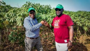 Former President of Botswana, His Excellency Mokgweetsi Eric Keabetswe Masisi, at Agbeyewa Farms