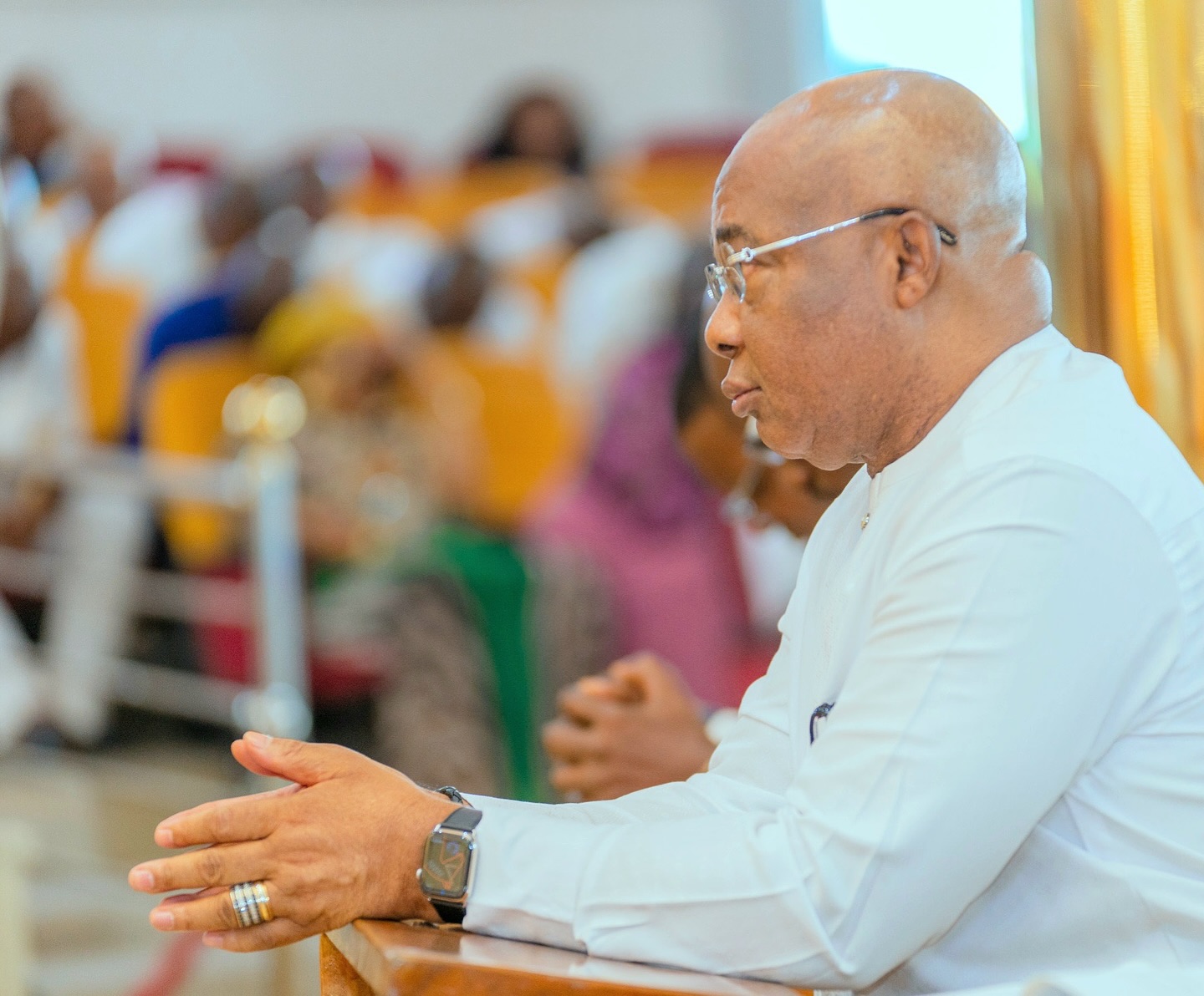 Governor Uzordima at Thanksgiving