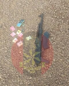 Items recovered by soldiers