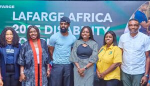 Lafarge management with Tunde Onakoya and other partners
