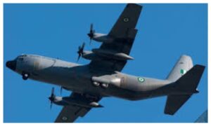 NAF C-130 aircraft landed in Bobo-Dioulasso, Burkina Faso
