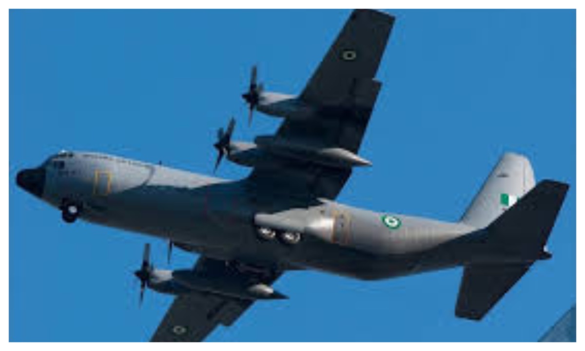 NAF C-130 aircraft landed in Bobo-Dioulasso, Burkina Faso