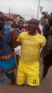 Pedro Obaseki being assaulted