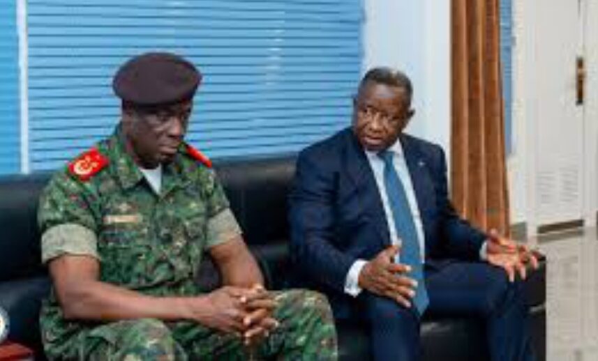 Bio in talks with the new military leader, Gen Inta A