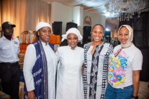 Prophetess Funmilola Lucas and some benficiaries