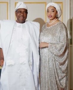 Senator George Akume and his wife
