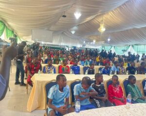 The 00 students of Papiri Catholic School in Niger State