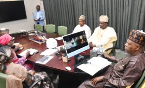 VP Shettima at tjhe meeting