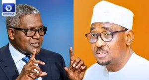 Aliko Dangote and Farouk Ahmed
