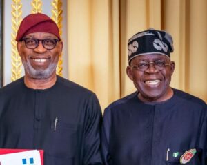 Dele Alake and Bola Tinubu
