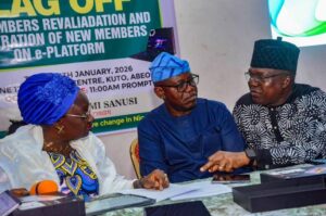 Deputy, Engr. (Mrs.) Noimot Salako-Oyedele and others during the exercise