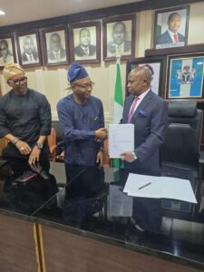Dr Adedokun, during a formal presentation of the award to the Attorney General of the Federation and Minister of Justice, Prince Lateef Fagbemi (SAN)