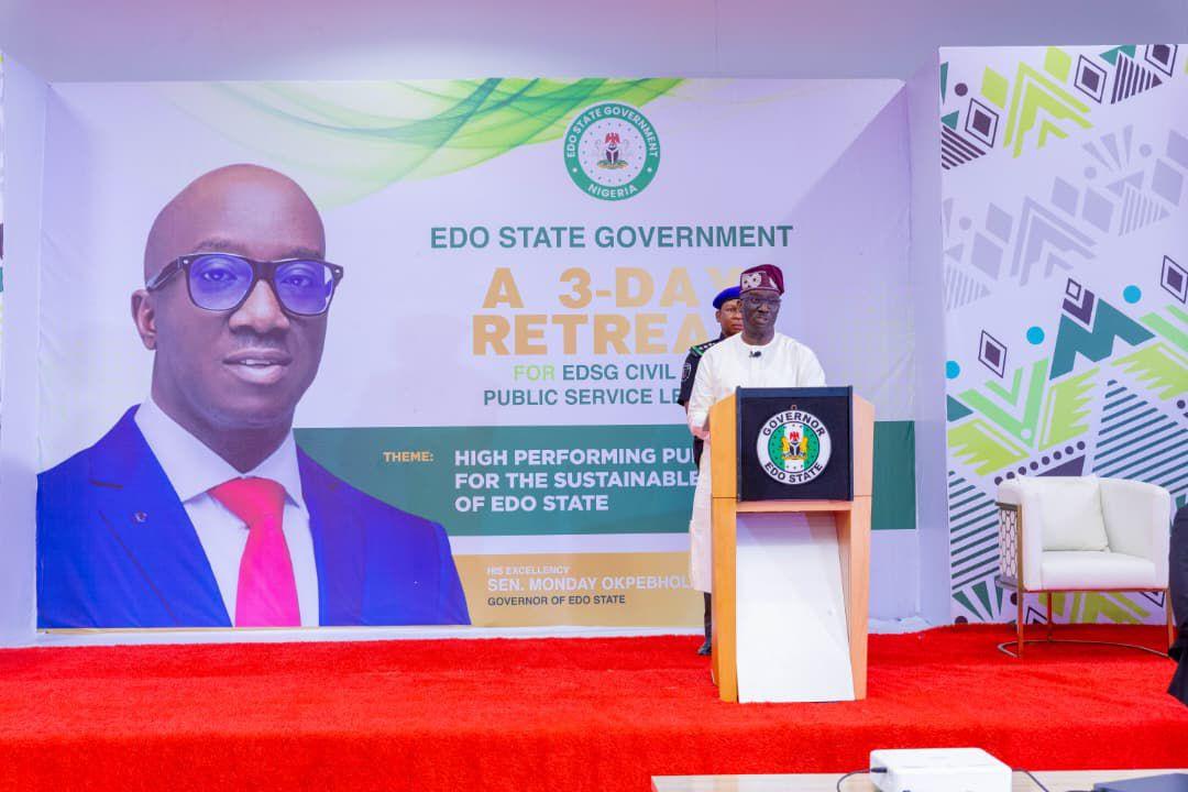 Okpebholo charges Edo public service leaders on performance, accountability