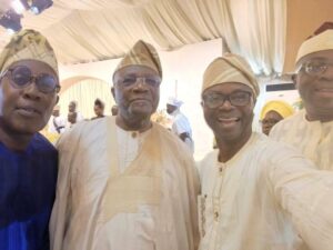 L-R, Ademola Adegbamigbe, Mr Bayo Onanuga, and Dotun Adekanmbi