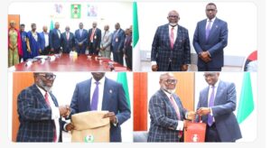 Olukoyede and the executives of Fiscal Responsibility Commission, FRC, led by the Chairman, Victor Chinemerem Muruako