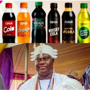 Ooni Ogunwusi and Ojaja soft drinks