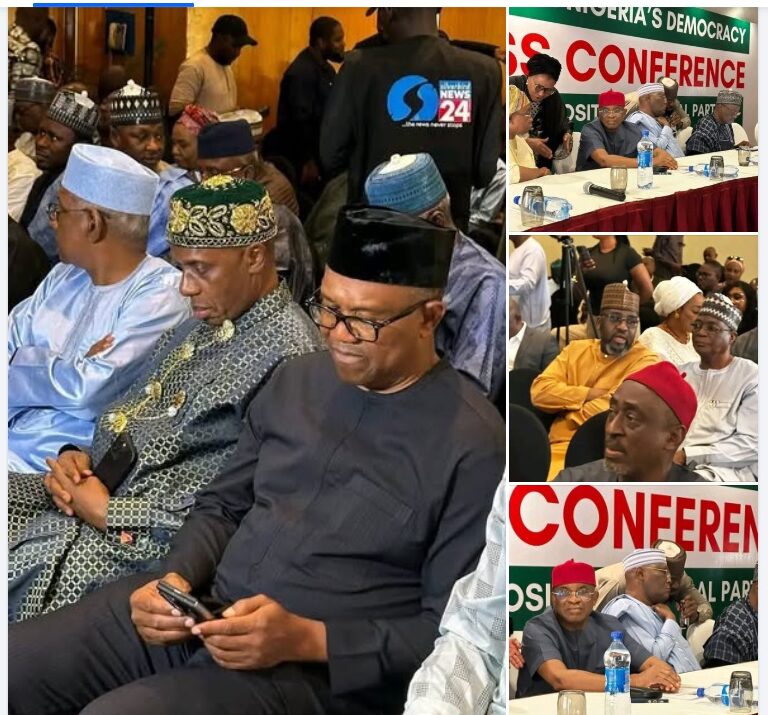 Some opposiion members in Nigeria