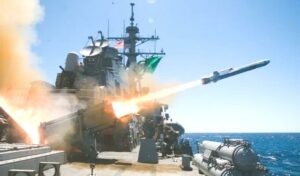 US Military fire missiles at terrorists in Sokoto