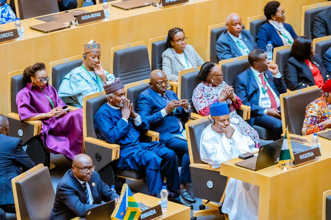 VP Shettima Attends 39th AU Summit’s Opening Session