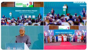 VP Shettima, top right, Aliko Dangote, bottom left and others