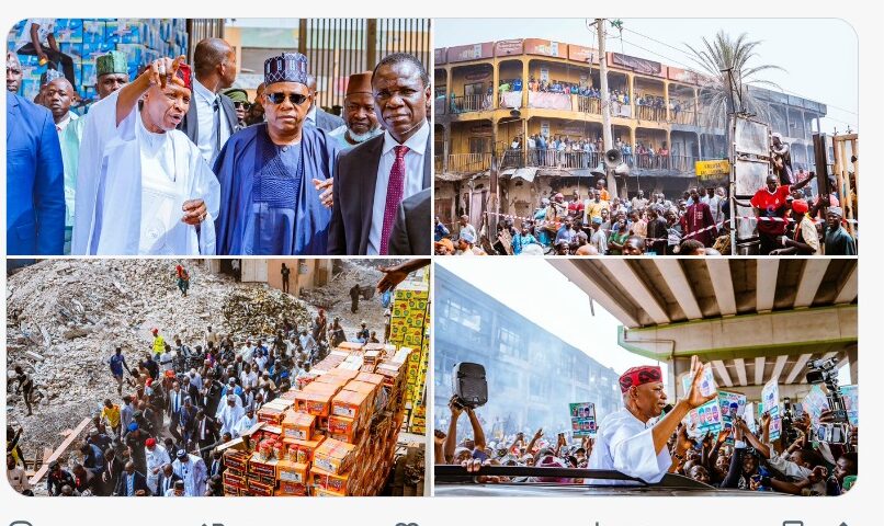 VP Shettima with Governor Yusuf in Kano