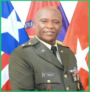 Liberia Chief of Defence Staff, General Davidson Fayiah Forleh