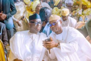 Former Governor Niyi Adebayo and Governor Biodun Oyebanji of Ekiti State