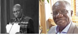 Dr Lolade Mosuro and Professor Biodun Jeyifo