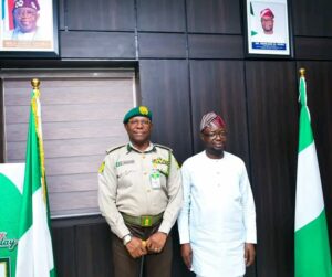 Doro and Nwakuche during the visit