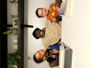 Professor Jeyifo and his children