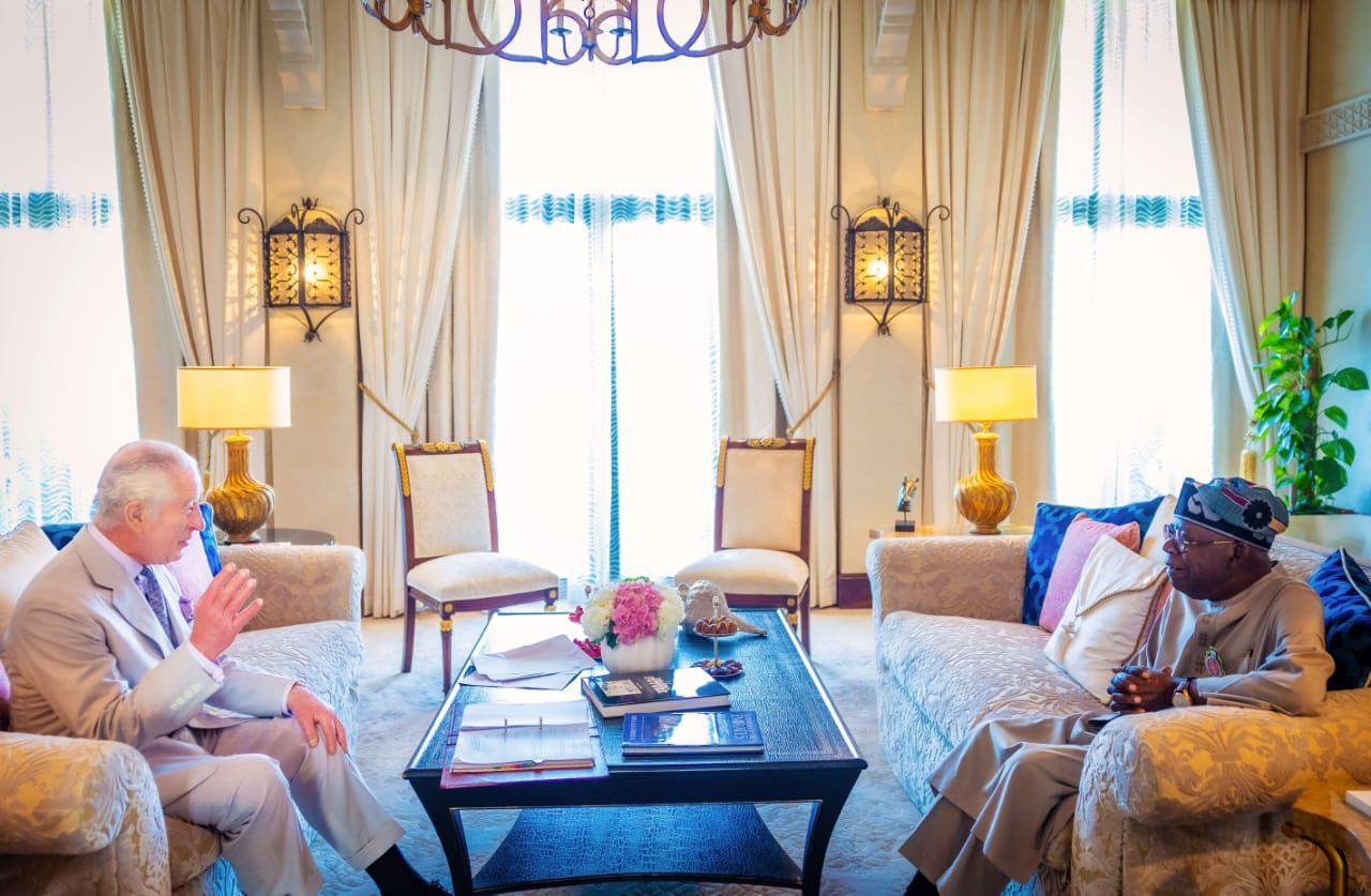 King Charles III and President Tinubu