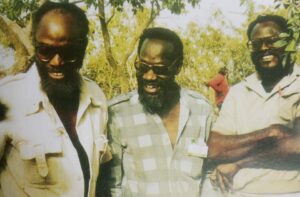 L-R, Professors Biodun Jeyifo, Kole Omotoso and Femi Osofisan