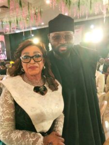 Olori Ladun Sijuwade with her son, Aderemi