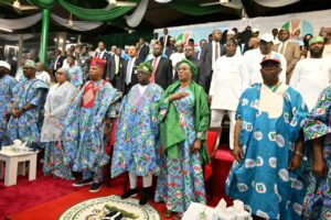 President Tinubu, VP Shettima, First Lady Oluremi Tinubu