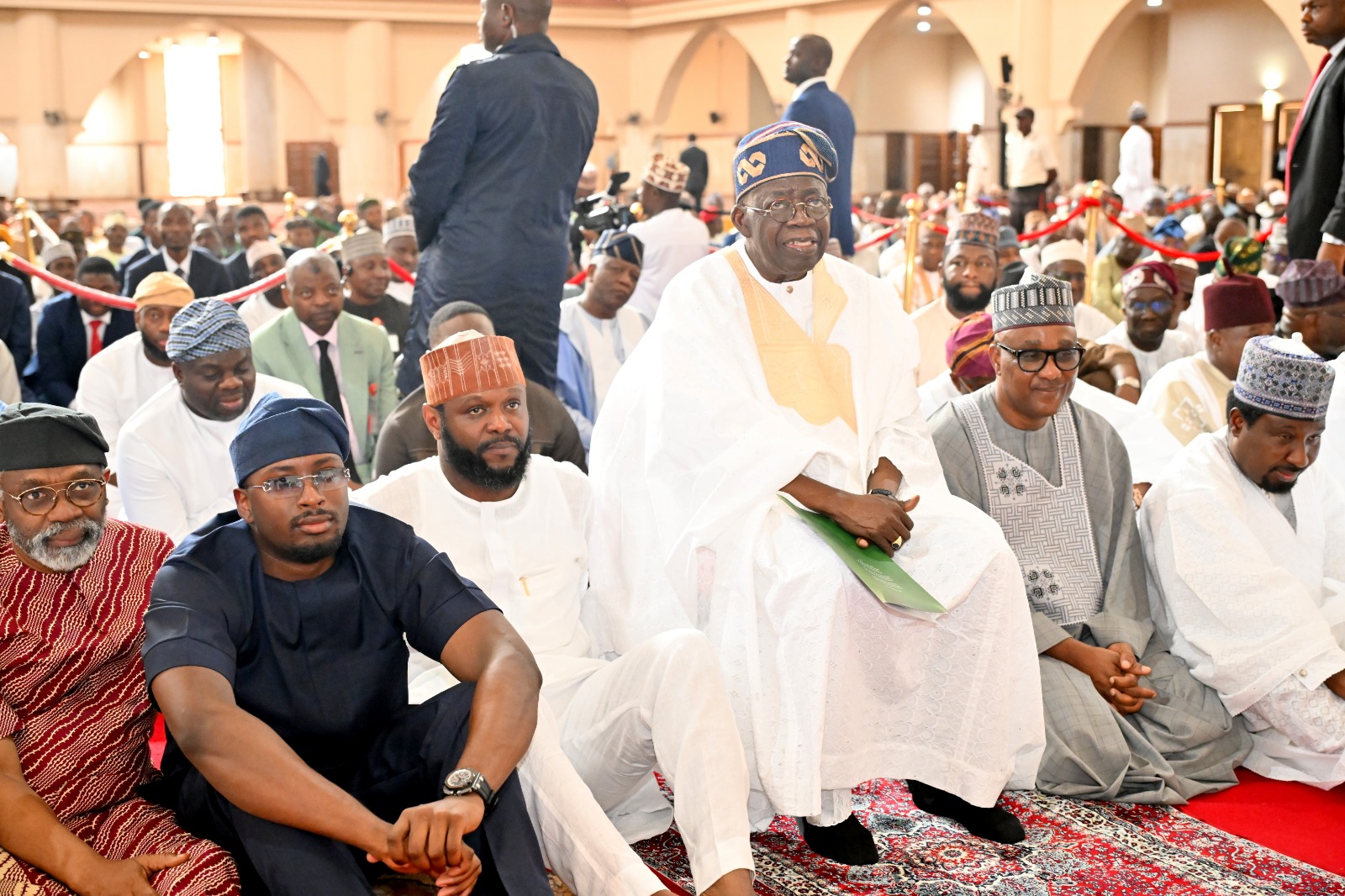President Tinubu, his son, Seyi, Chief of Staff, Gbajabiamila and others