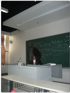 Professor Biodun Jeyifo teaching in China