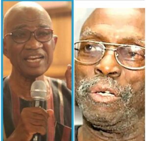 Professors Omotoye Olorode and Biodun Jeyifo