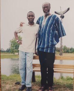 Professors Akin Adesokan, left, and Biodun Jeyifo