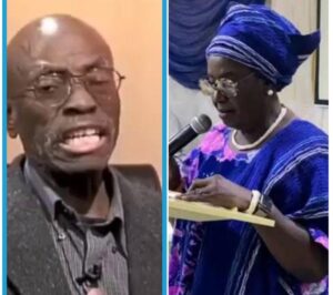 Professor Biodun Jeyifo and Folasade Ogunbiyi