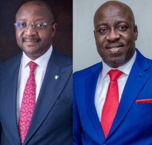 Sunday Dare, left, and Bolaji Abdullahi