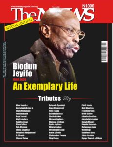 TheNEWS Cover on Biodun Jeyifo