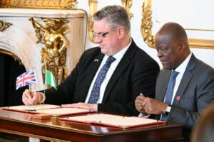 The signing of a £746 million financing agreement between Nigeria’s Ministry of Finance, led by Wale Edun, and Citi Bank to modernise Apapa and Tin Can Island ports in Lagos2